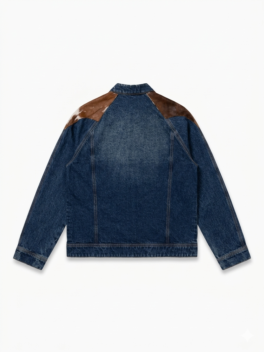 ARTHEUS DENIM COWHIDE JACKET 2