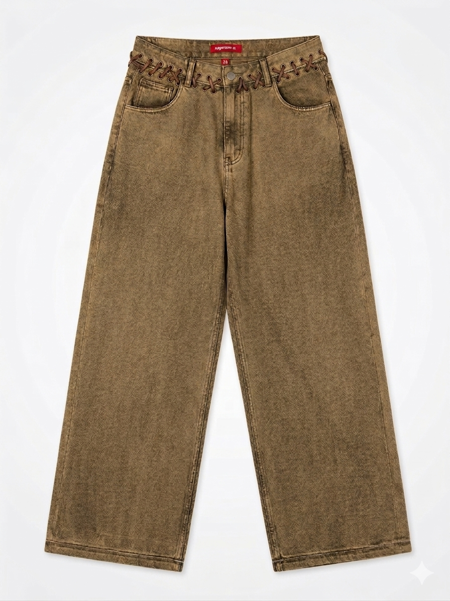 TRIBAL DENIM PANTS 1